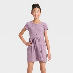 Girls' Short Sleeve Dress - Cat & Jack™ - 1 of 3