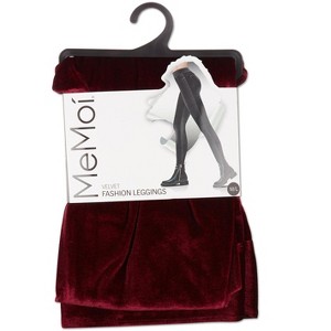 Memoi Women's Velvet High-Waist Shaping Leggings - 1 of 4