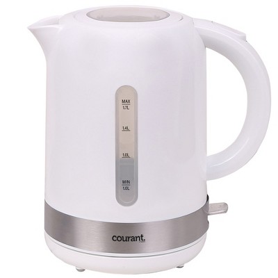 1.7 L Electric Kettle with Thin Chrome Trim Band - Painted Stainless Steel  - Figmint™