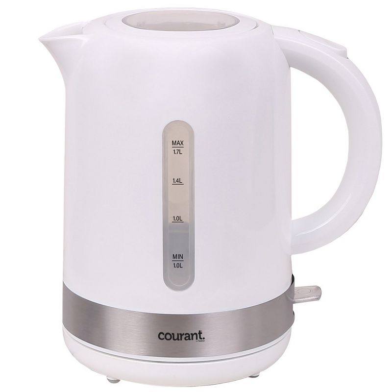 Courant 1.7 Liter Cordless Electric Kettle -White, 1 of 4