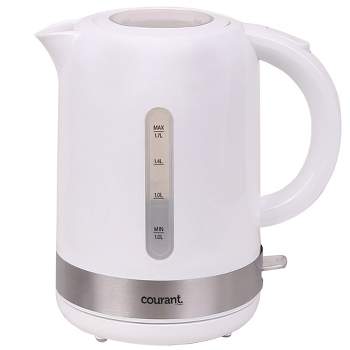 Courant 1.7 Liter Cordless Electric Kettle -White