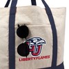 Liberty University Canvas Tote Bag With External Pocket, Reusable Shoulder Bag for Shopping, School, Beach - 2 of 4