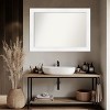 Amanti Art Sloped Non-Beveled Framed Bathroom Vanity Wall Mirror - 4 of 4