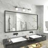 Apmir H Rectangular High-Strength Tempered Glass and Aluminum Alloy Framed French Cleat Mounted Wall Decor Bathroom Vanity Mirror in Matte Black - 2 of 4