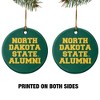North Dakota State Bison Alumn Porcelain Holiday Christmas Tree Ornament - 2 of 4