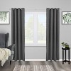 Kenney Fast Fit Easy Install Tyrell 3/4" Decorative Window Curtain Rod, 42-120", Polished Pewter - 3 of 4