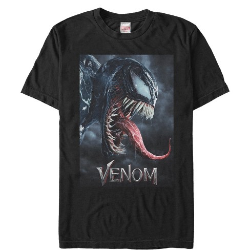 Men's Marvel Venom Film Tongue Portrait T-shirt : Target