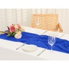 Unique Bargains Wedding Party Chiffon Sheer Table Runner 10ft 28 x 120 Inches 6 Pcs - 2 of 4