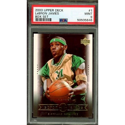 LeBron James Rookie Card 2003-04 Upper Deck #1 PSA 9