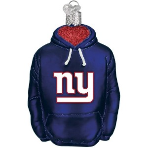 Old World Christmas Blown Glass Ornament for Christmas Tree, New York Giants Hoodie - 1 of 3