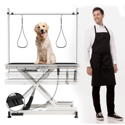 UbMelt 49.6 Inch Electric Lift Pet Grooming Table for Medium/Large Dogs,Height Adjustable From 8 up to 36 Inch