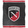 Northeastern University Logo Dots Silky Touch Blanket White 50x60 - 2 of 4