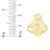 10k Yellow Gold 22.1mm Slim Oval Openwork Filigree Ring - 4 of 4