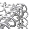 vidaXL Gabion Raised Bed Silver Steel wire 19.7 x 19.7 x 19.7 in Durable - 4 of 4