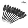 Unique Bargains Plastic Oval Clip Golf Scoring Pencils with Eraser Black 10 Pcs - 3 of 4