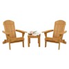 VisioGear Coffee Bistro Table, Outside End Table for Patio, Compact Side Table for Porch, Deck, Brown, 18"*18"*16" - 4 of 4