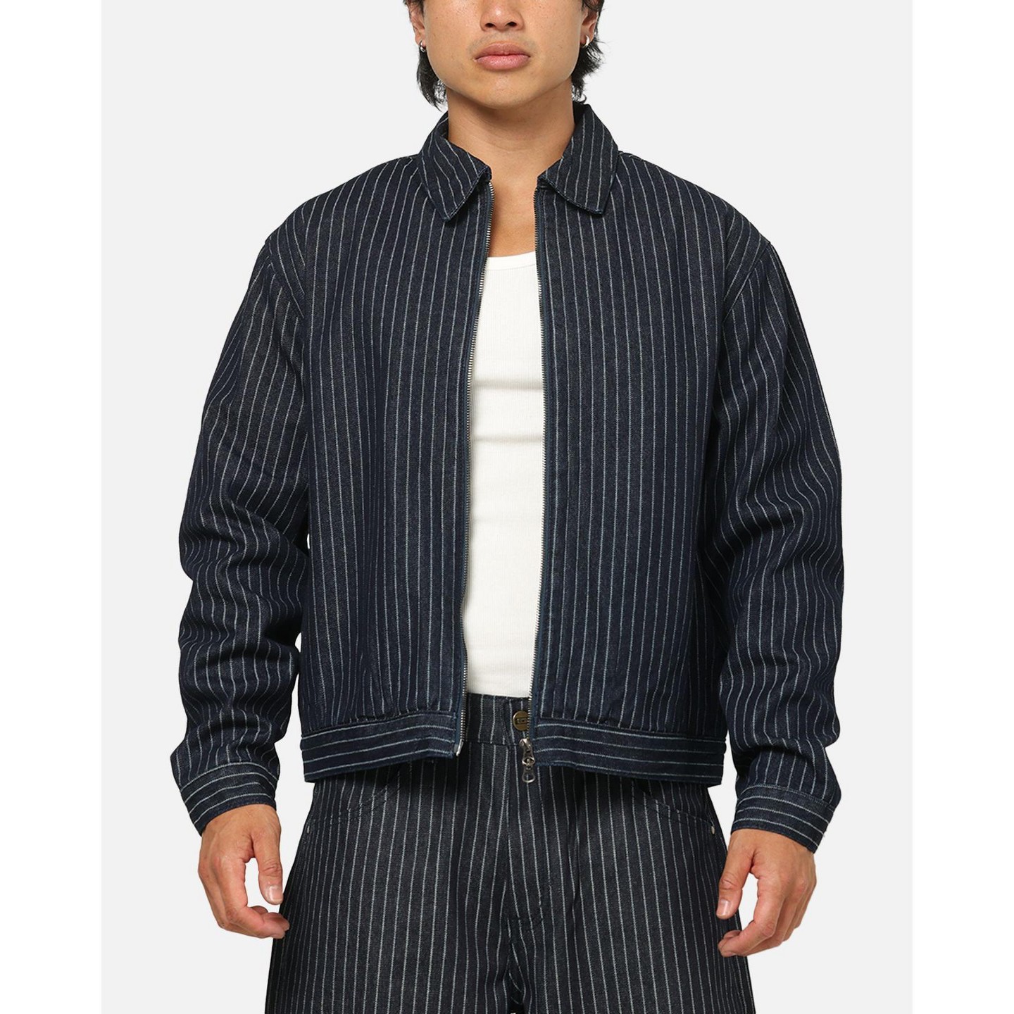 Мужские куртки Carre Lockout Pinstripe Jacket - Navy Pinstripe XL — фото 1