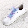 INSPIRE CHIC Women's Wide Flat Gradient Color Organza Shoe Laces 1 Pair - 2 of 4