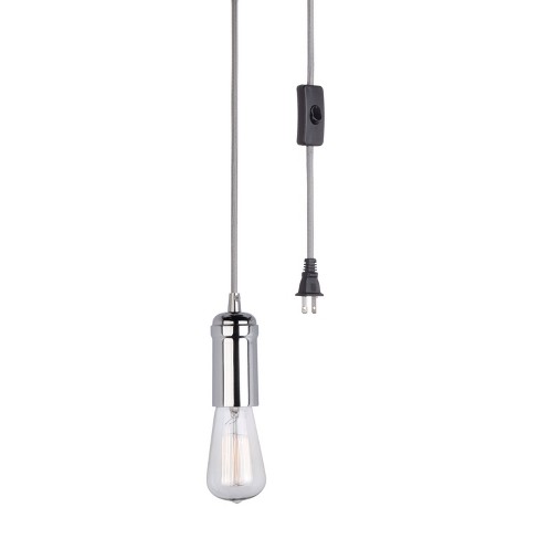 Globe Electric 12591 1 Light Plug In Mini Pendant