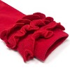 Wrapables Really Ruffly Baby & Toddler Leg Warmers, Red - 2 of 4