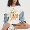 Simply Sage Market Farm Fresh Mango Watercolor Garment Dyed Tee - 2 of 4