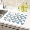 REGALWOVEN Diatomite Checkered Quick Drying Dish Drying Mat 1 Pc - 2 of 4