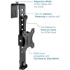 Mount-It! Cubicle Monitor Mount Hanger Attachment, Height Adjustable VESA Bracket for a 17" to 32" Screen, Adjustable Hook Supports up to 17.6 Lbs. - image 4 of 4