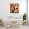 Stupell Industries Dog Playing Soccer Canvas Wall Art - 2 of 4