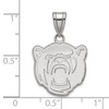 Black Bow Jewelry 14k White Gold Baylor Bears NCAA Medium Pendant - 2 of 3