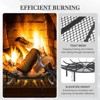 Aoodor Fire Grate Log Grate, Round Spider Wagon Wheel Firewood Grates - 4 of 4