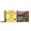 Sunsout Stone Bridge Lake 300 pc Jigsaw Puzzle 31991 - 2 of 4