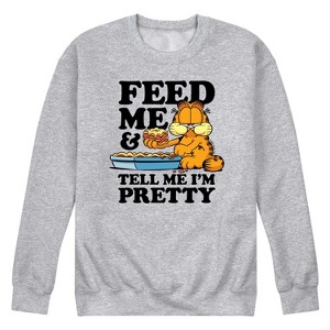 Men's - Nickelodeon - Garfield Animations Graphic Fleece Sweatshirt - 1 of 4