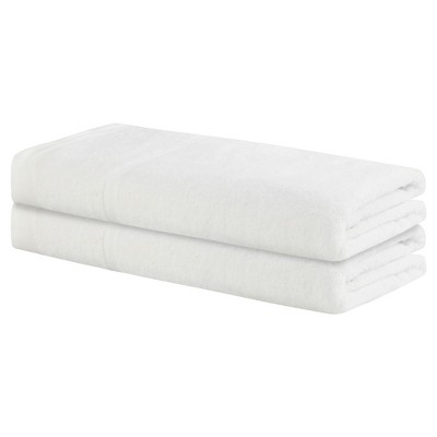 Unique Bargains Cotton Highly Absorbent Quick Dry & Lightweight Bath Towels 2 Packs