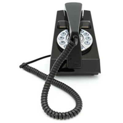 Gpo Retro Gpo200blk 200 Vintage Rotary Dial Telephone Classic Bakelite  Black : Target