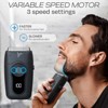 HUMMINGBIRD MK2 Compact Foil Shaver – No Nick, No Cut, No Razor Burn Face Shaver for Men, USB Dual Foil Flex Head Electric Razor, Facial Groomer - 3 of 4
