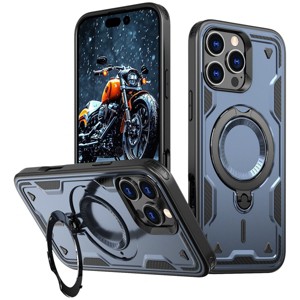 Entronix [Magnetic] Case Compatible with iPhone 16 Pro Max - Rugged Armor Gripstand - 1 of 4
