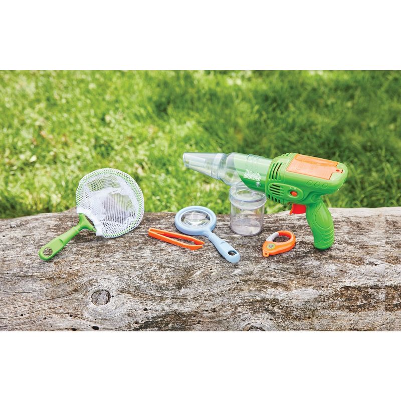 Kidoozie B-Active Outdoor Exploration Set, Includes Bug Vacuum, Storage Container, Magnifying Glass and More, Ages 4+, 2 of 9