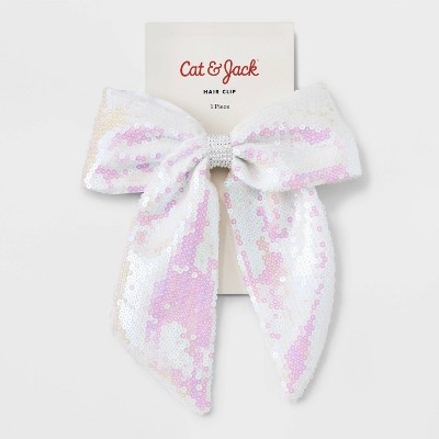 Girls' Sequin Bow Barrette - Cat & Jack' - image 2