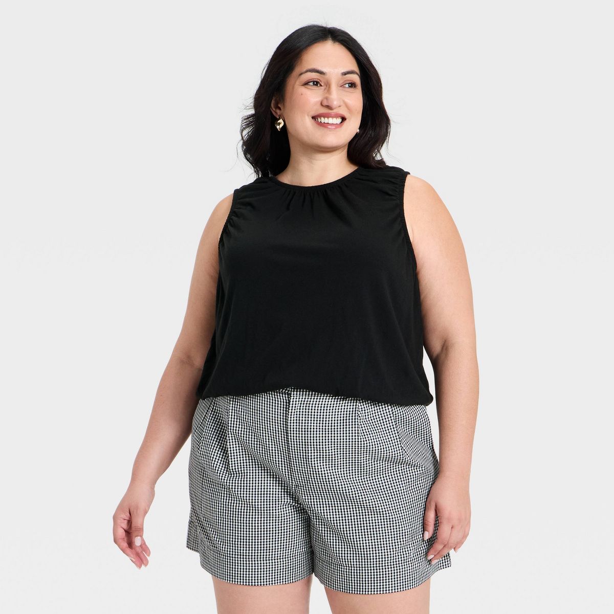Women's Bubble Hem Tank Top - A New Day™ - thumbnail 5