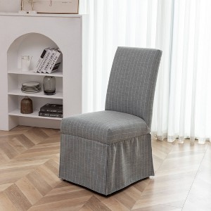 Classic Covered Armless Dining Chair - WOVENBYRD - 1 of 4