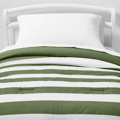 Green Striped Comforter : Target