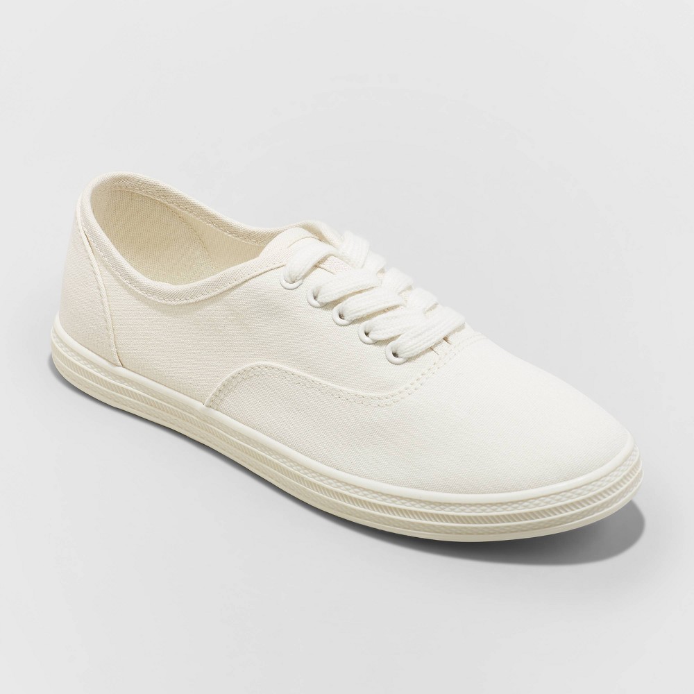 Women's Lunea Lace-Up Sneakers - Universal Thread Cream 8, Ivory