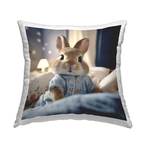 Stupell Industries Baby Bunny in Pajamas - 1 of 3