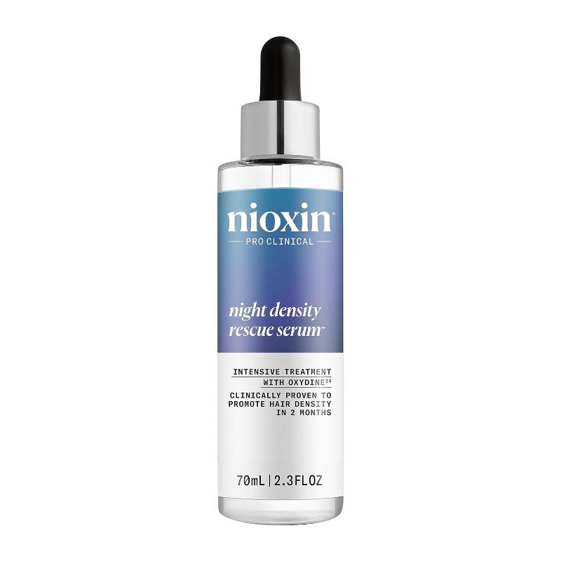 Nioxin NIGHT DENSITY RESCUE SERUM | Overnight Leave-in Intensive Treatment with Oxydine | For Hair Density and Thickness | Clairol 2.3 fl oz, 2 of 11