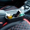 iMountek"Car Seat Gap Organizer - Drink Holder, Phone & Pen Storage, Console Side Pocket for Essentials"Black - 3 of 4