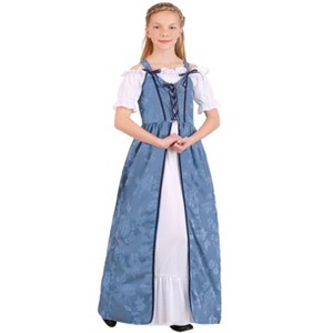 HalloweenCostumes.com Renaissance Villager Costume for Girls - 1 of 2