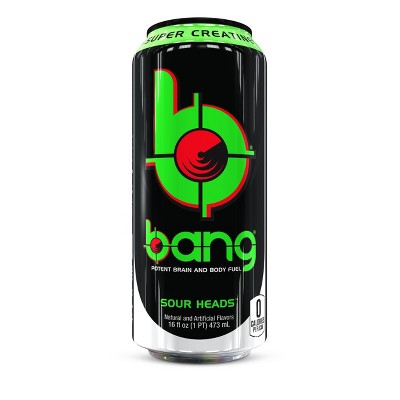 BANG Sour Heads Energy Drink - 16 fl oz Can