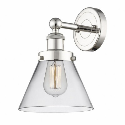 Cone - 1 Light Wall Sconce In Industrial Style-11.5 Inches Tall and 7.75 Inches Wide