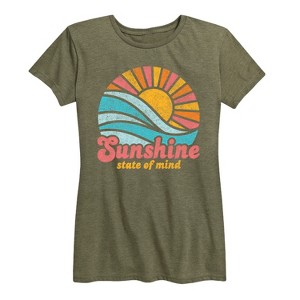 Women's - Instant Message - Sunshine State Of Mind Short Sleeve Graphic T-Shirt - 1 of 4