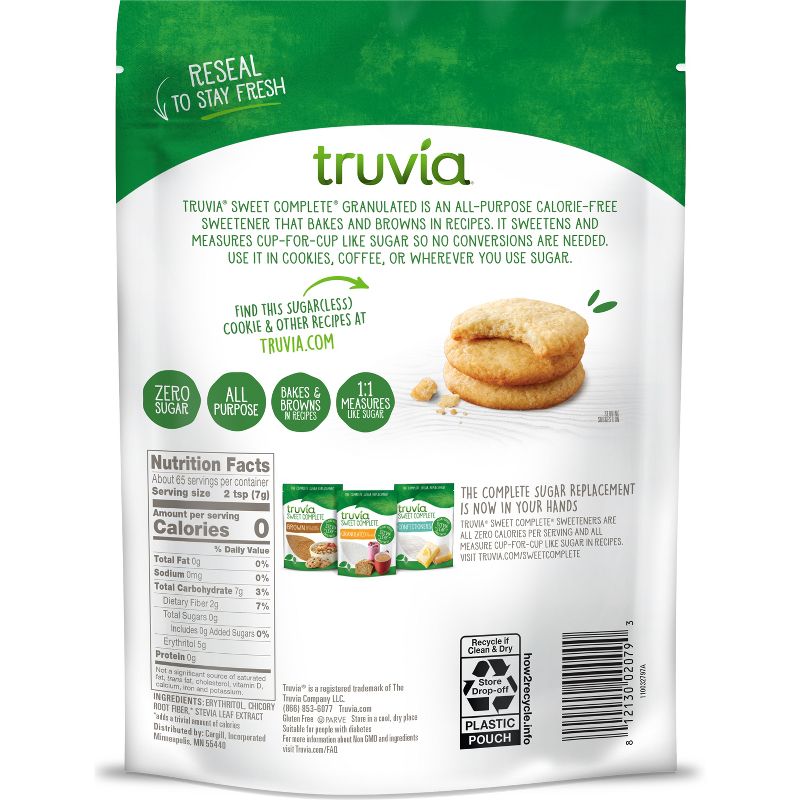Truvia Sweet Complete Calorie-Free Sweetener from the Stevia Leaf - 16oz, 3 of 13